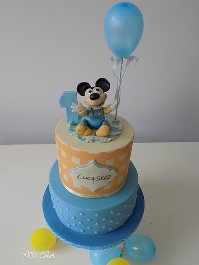 Baby Mickey - Cake by MOLI Cakes