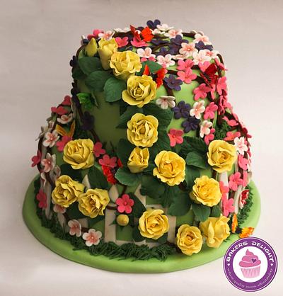 Spring Cake - Cake by Urooj Hassan