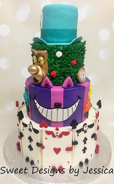 Wonderland - Cake by SweetdesignsbyJesica