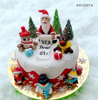 Snowy tale - Cake by aniilievacakes