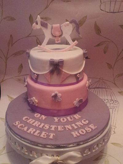 My first christening cake  - Cake by Sweetlycakes