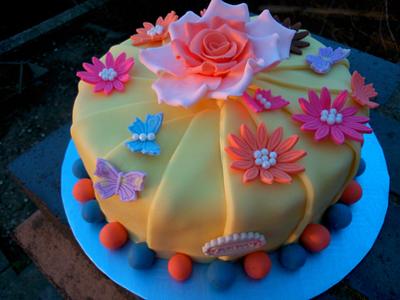 A jolly spring birthday!  - Cake by Doro