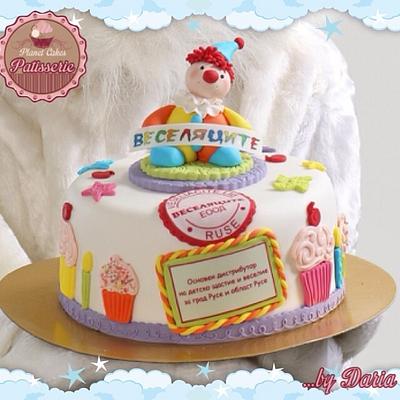 Clown cake - Cake by Planet Cakes Patisserie