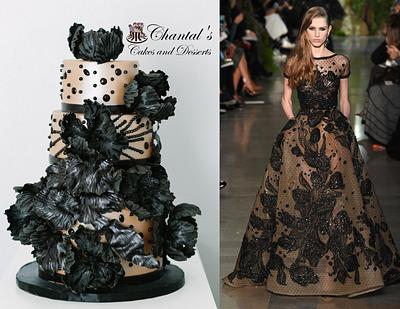 Elie Saab Adore Fashion Inspired - Cake by Chantal Fairbourn