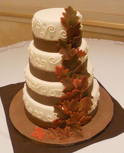 Fall Themed Wedding - Cake by Pamela Sampson Cakes