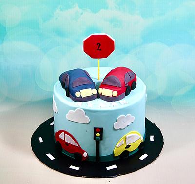 Car theme - Cake by soods