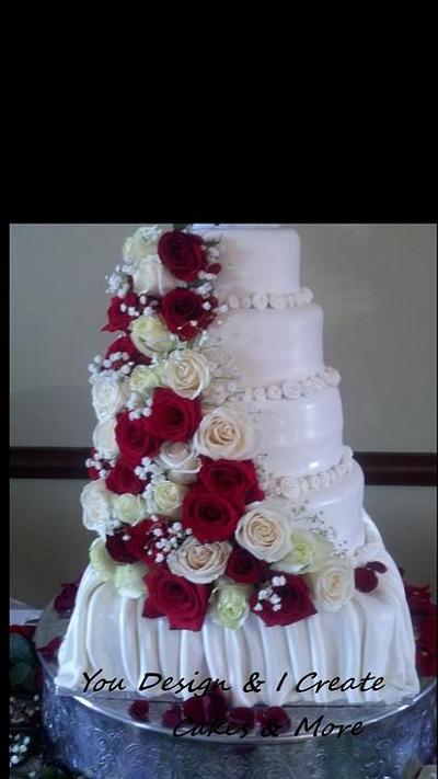 Wedding Cake - Cake by Debbie