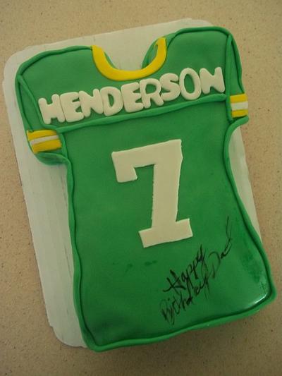 Packer Jersey  - Cake by cakes by khandra