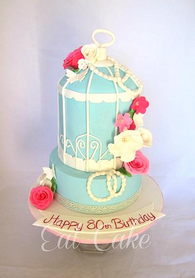 Vintage Roses Cake - Cake by Eat Cake