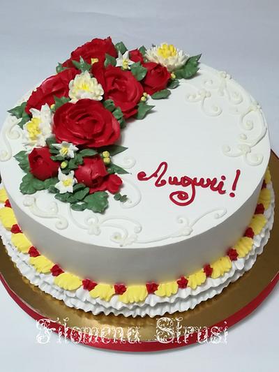 "Auguri" cake  - Cake by Filomena