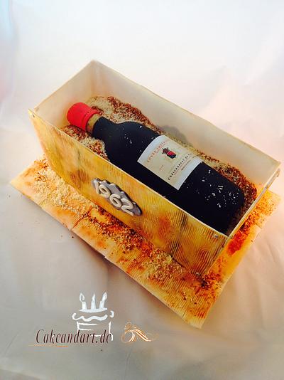 Wine bottle cake - Cake by Daniela