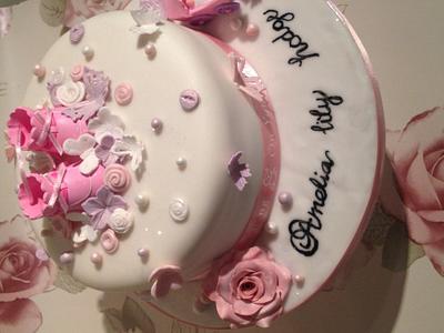 Christening cake  - Cake by Jenna