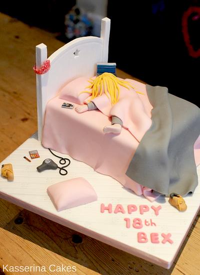 Lazy Teen birthday cake - Cake by Kasserina Cakes
