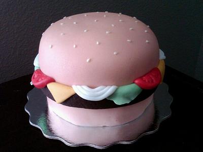 Cheeseburger Cake - Cake by Kimberly Cerimele