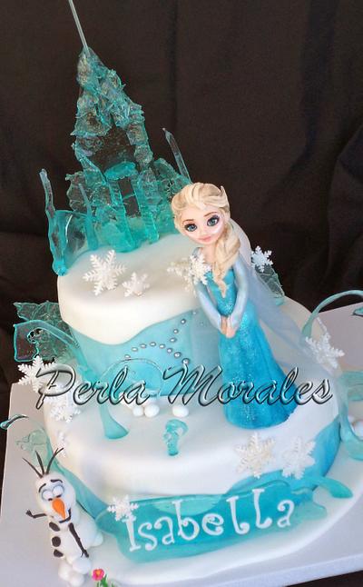 Frozen Cake  - Cake by PerlaMorales
