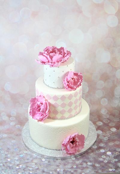 Pink wedding cake - Cake by soods