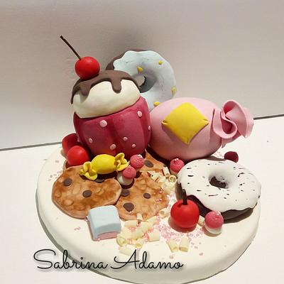 CANDIES  - Cake by Sabrina Adamo 