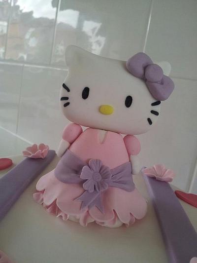 hello kitty topper - Cake by Kimberly Fletcher