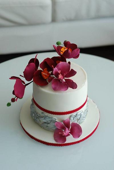 Orchid Cake - Cake by Albena