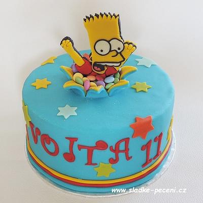 Bart Simpson cake - Cake by Zdenka Michnova