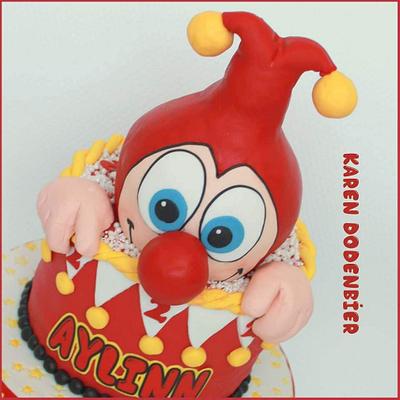 Jokie the clown - Cake by Karen Dodenbier