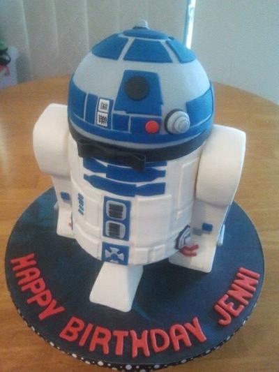 R2D2 - Cake by WhoWantsCake