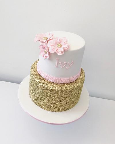 1st birthday cake - Cake by AlphacakesbyLoan 