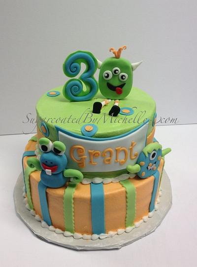 Friendly Monsters - Cake by Michelle 