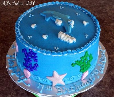 Dolphin Cake - Cake by Amanda Reinsbach