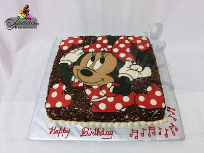 Buttercream Minnie - Cake by Simmz