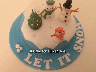 Let it Snow - Cake by Dawn Wells