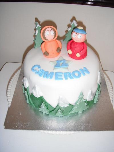 Southpark  Kenny and Cartman - Cake by Vanessa Platt  ... Ness's Cupcakes Stoke on Trent