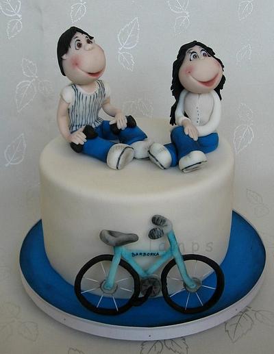 Cake for twins - Cake by lamps