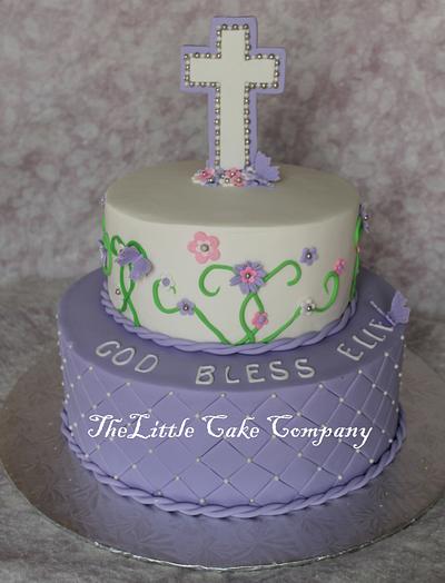 Christening Cake - Cake by The Little Cake Company
