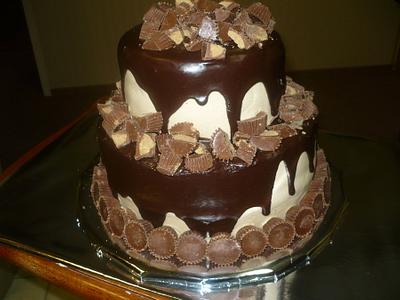 Reese's Peanut Butter Cup Cake - Cake by Ashley