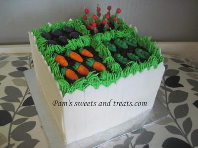 Garden Cake - Cake by Pam