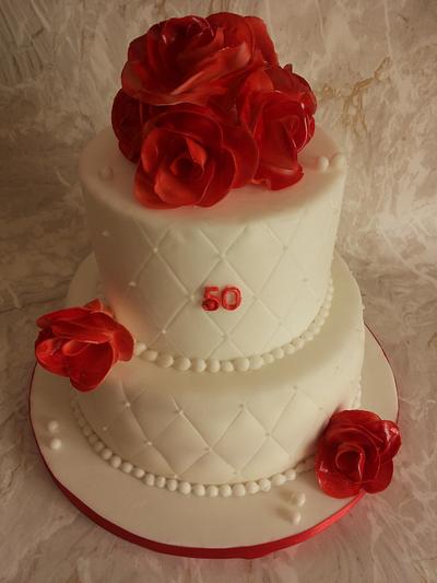 rose rosse! - Cake by Simona