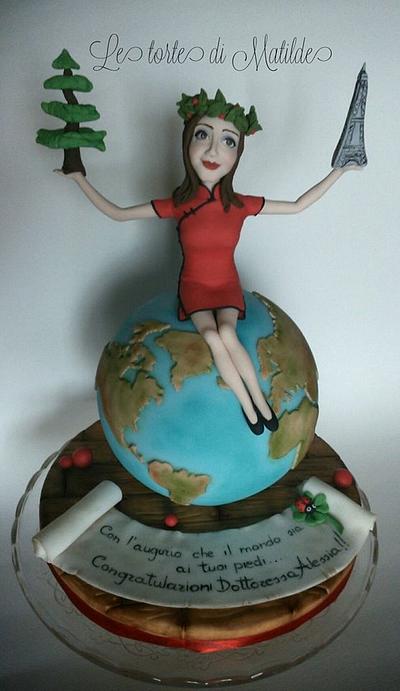Topper cake Graduation - Cake by Matilde