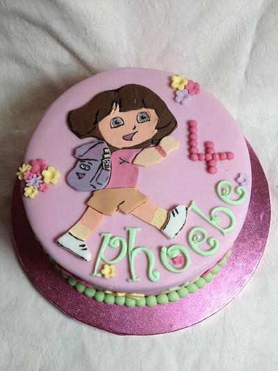 dora and diego for twins - Cake by Fishinggirl