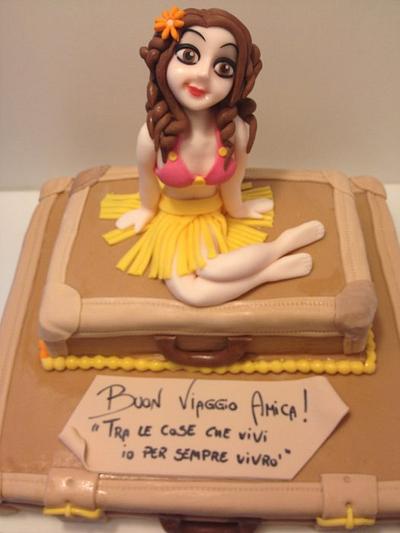 Have a safe flight Valentina!! - Cake by danida