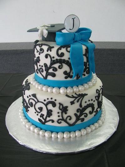 Graduation cake - Cake by Stephanie Shaw