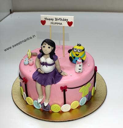 Mom to be cake - Cake by Sweet Mantra Customized cake studio Pune