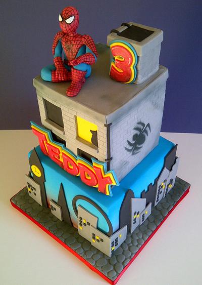 Spiderman! - Cake by CakeyCake
