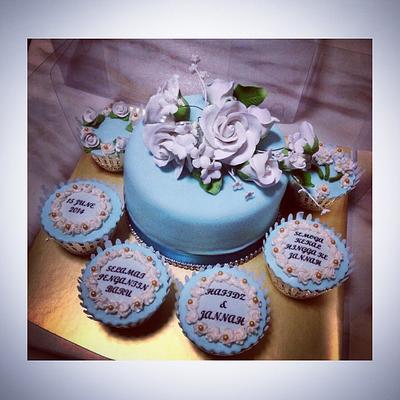 Tiffany Blue and White - Cake by SGBirthdaycakes
