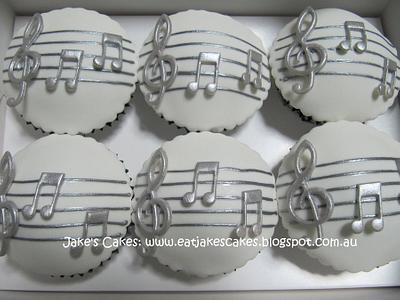 Music cupcakes - Cake by Jake's Cakes