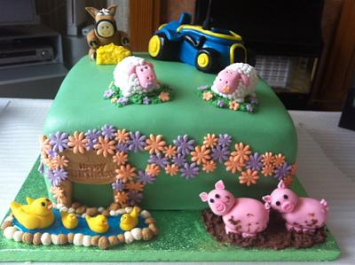 Farm cake ...... - Cake by melinda 