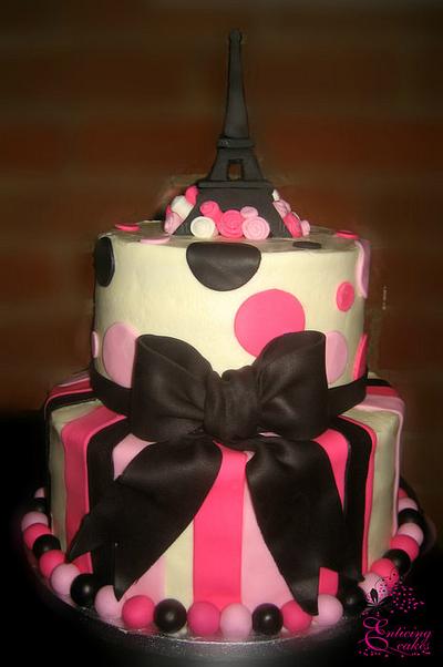 Parisian Chic Cake - Cake by Enticing Cakes Inc.