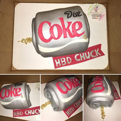 DIET COKE CAN CAKE - Cake by Pastelesymás Isa