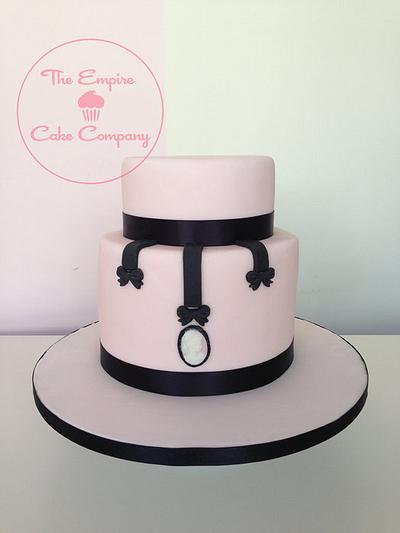 Cameo pink wedding cake - Cake by The Empire Cake Company