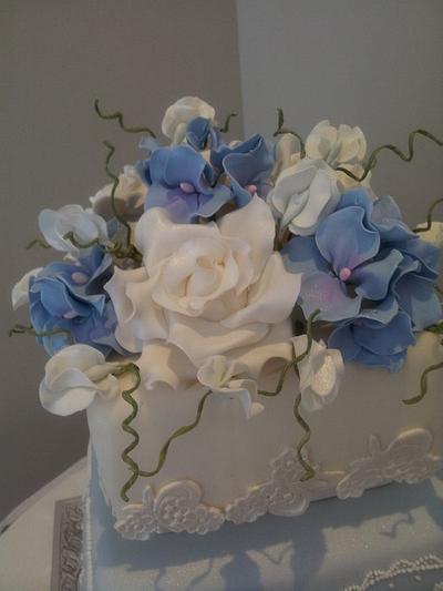 Classic Blue Wedding - Cake by Sugar, Ice and All Things Nice